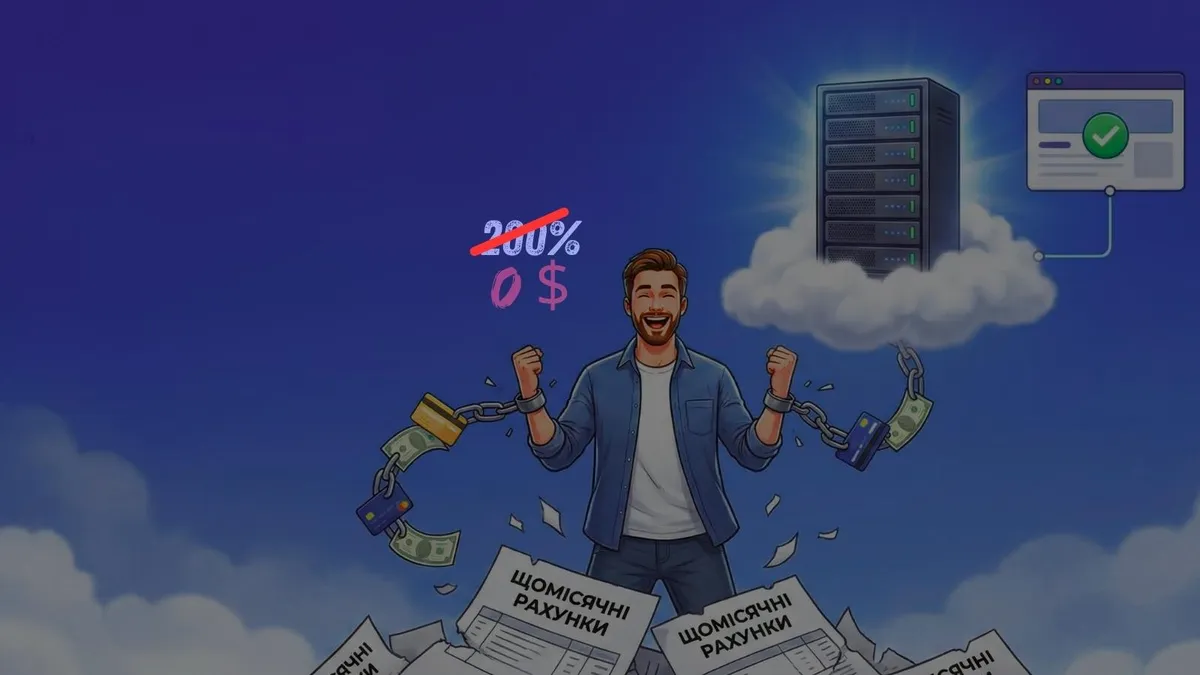 Хостинг безкоштовно. Назавжди.